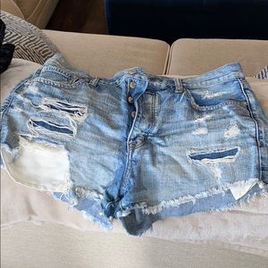 American Eagle High Waisted Jean Shorts